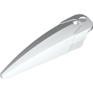 Lego Large Figure Limb Cover / Claw / Spike Large with Axle / White