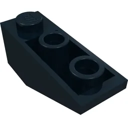 Brick Sloped Inverted 34° 3 x 1 with Internal Stopper / Black