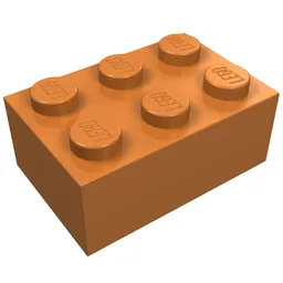 Brick 2 x 3 / Medium Nougat