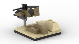 Helicopter diorama