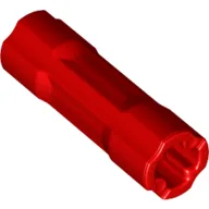 Technic Driving Ring Connector Smooth [4 rounded side walls] / Red