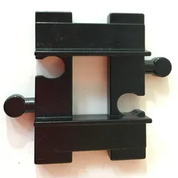 Duplo Train Track Straight 4 x 3 (Short) / Black