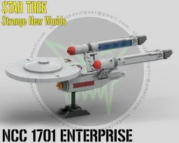 Star Trek NCC 1701 ENTERPRISE (Strange New Worlds)- 1:1500 Scale