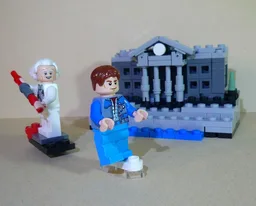 77256 Clock tower and hoverboard chase