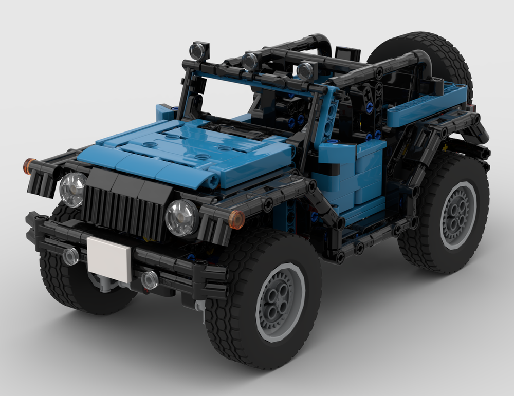 Lego Jeep Wrangler Rubicon with Mopar Accessories