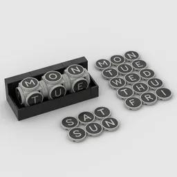 3 Weekday Cubes