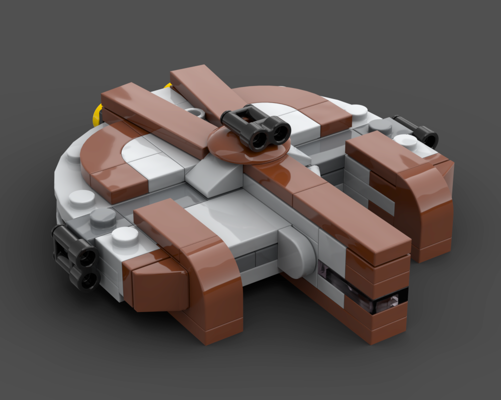 Lego The Ebon Hawk (Dynamic-Class Freighter) – Microscale KotOR Ship