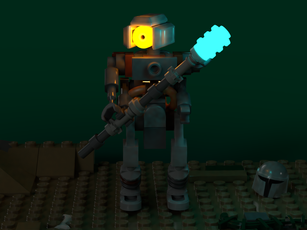 Lego Cyborg From "The Mandalorian" Season Three
