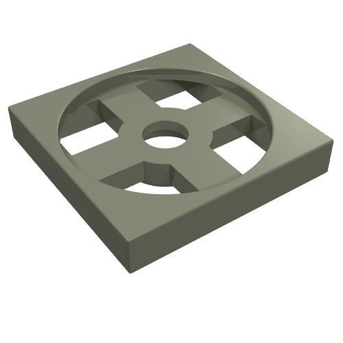 Lego Turntable 2 x 2 Plate, Base / Dark Gray