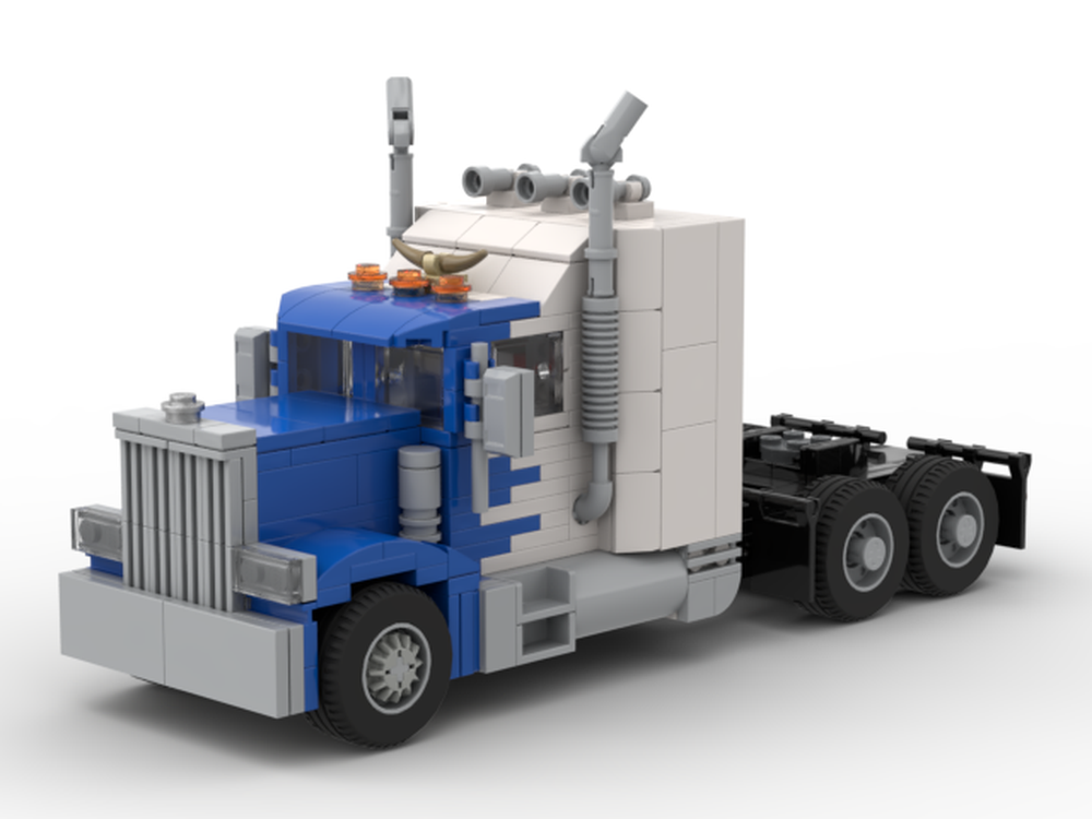 Lego US Semi Truck revised - 100 followers special