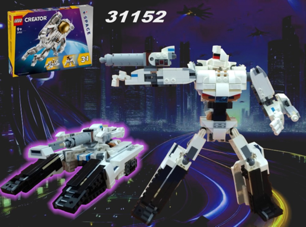 Lego Megatron (Transformers One) using LEGO set 31152
