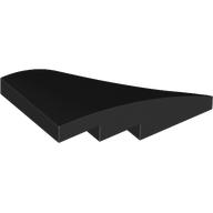 Lego Brick Wedged, Curved 4 x 2 with Stud Notch Left