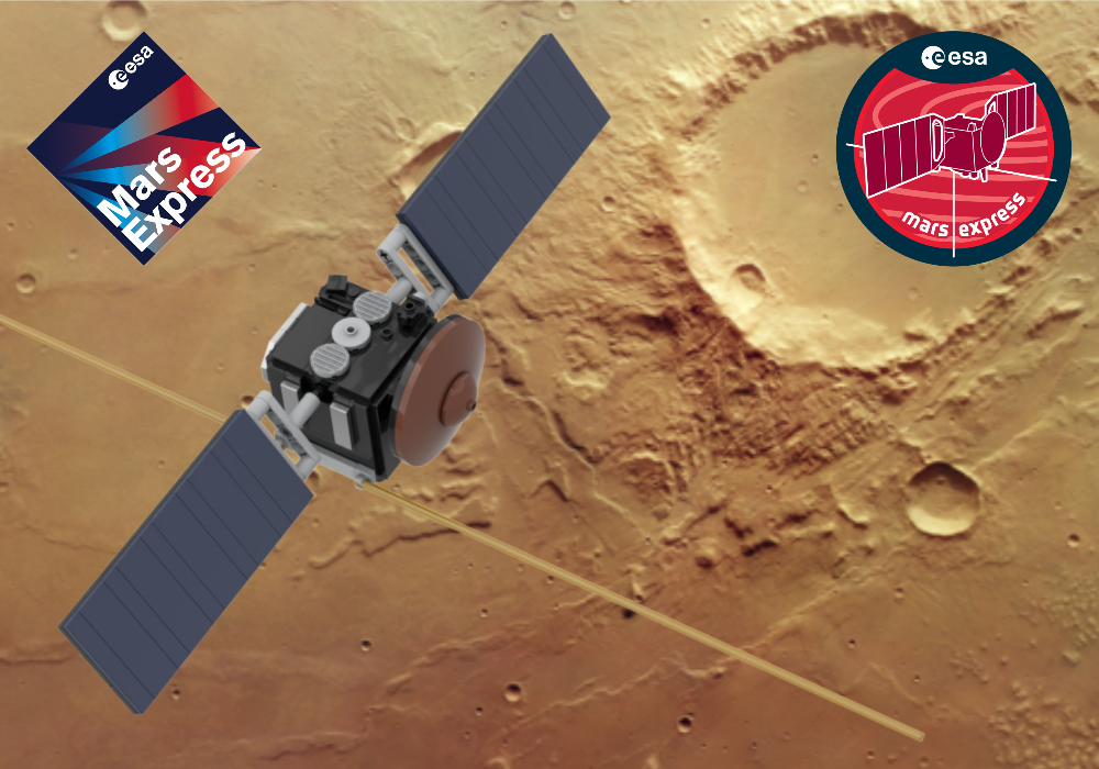 Lego Mars Express Spacecraft