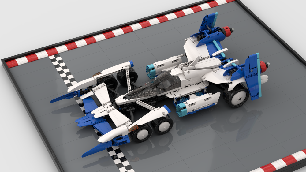 Lego MOC - F1 Future GPX Cyber Formula - Asurada（Second Edition）