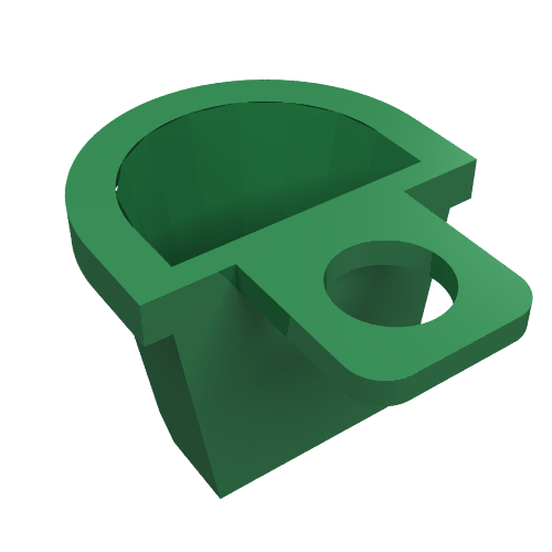 Lego Minifig Neckwear Basket [D Style] / Green