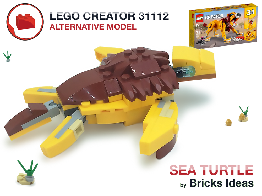 Lego Sea Turtle - Lego Creator 31112