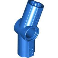 Lego Technic Axle and Pin Connector Angled #3 - 157.5° / Blue