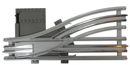 Train Track 12V Switch Point Right, Type 2 - Track Only