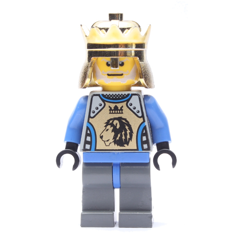 Lego King Mathias, Gold Armor, Gold Crown