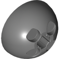 Lego Dome Hemisphere 3 x 3 Ball Turret / Dark Bluish Gray