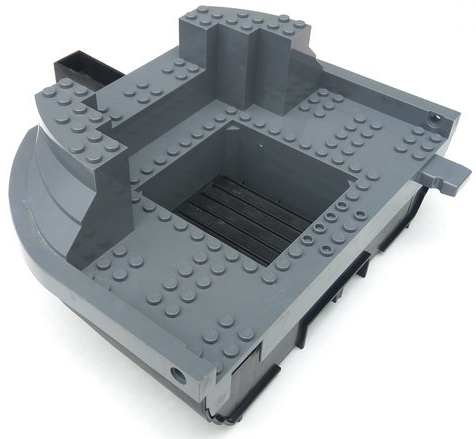 Lego Boat, Hull Giant Bow 19 x 22 with Dark Bluish Gray Top (47980 / 47981)