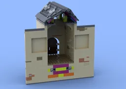 Lego hogwarts portrait gallery- viaduct entrance expansion #1