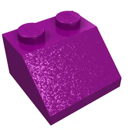 Brick Sloped 45° 2 x 2 / Purple