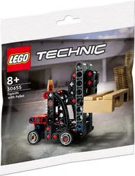 Forklift with Pallet polybag