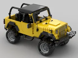 1995 Jeep Wrangler in yellow