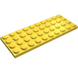 Plate 4 x 10 / Yellow
