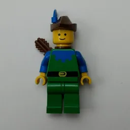 Forestman Archer (Forestmen) - Blue, Brown Hat, Blue Plume