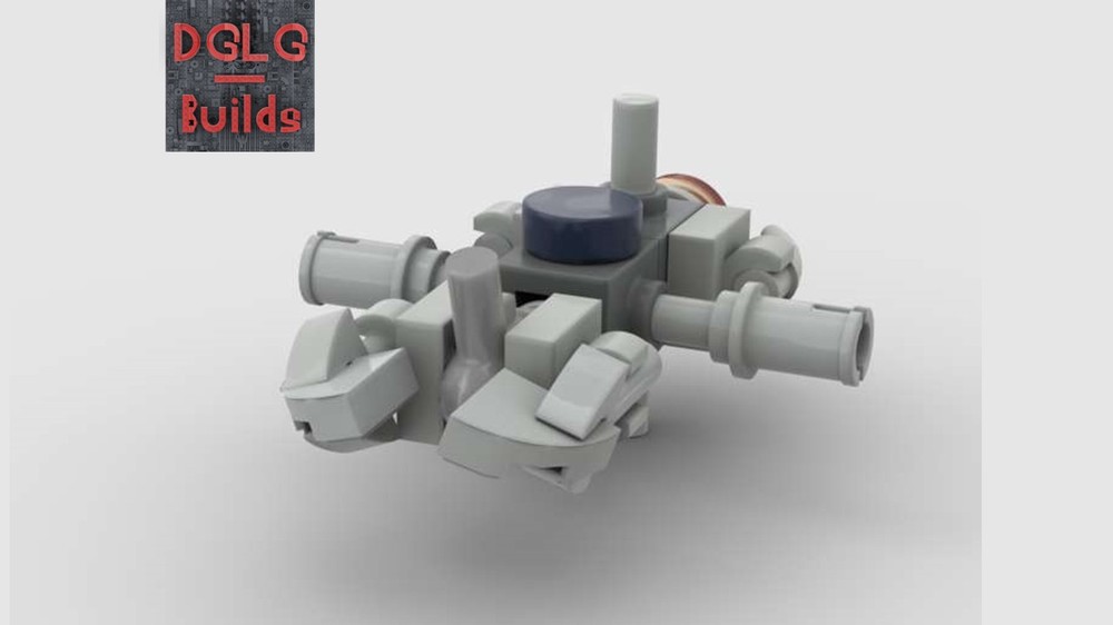 Lego Micro Separatist Munificiant-class frigate