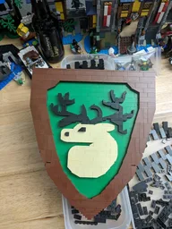 Brick-Built Forestmen Shield