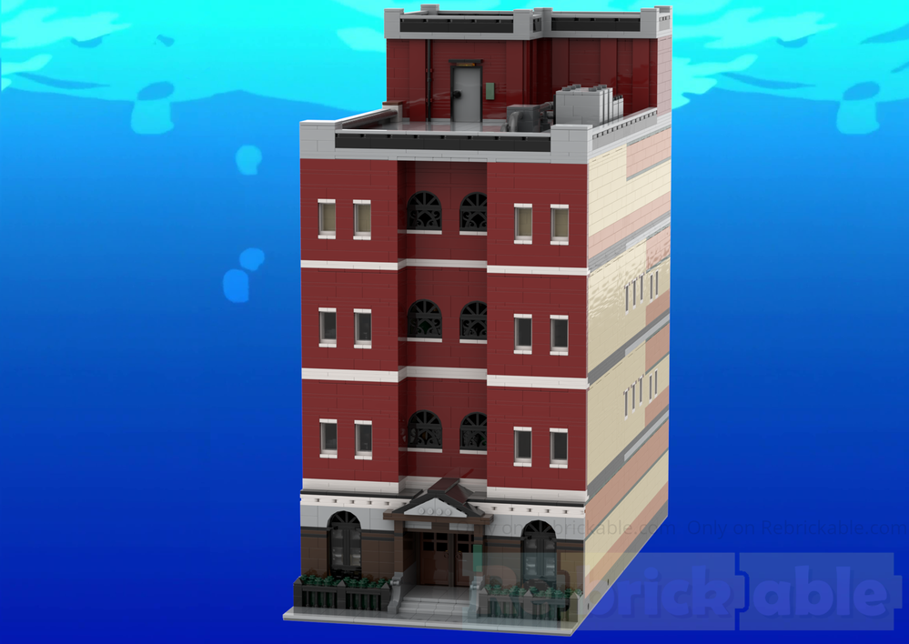 Lego Iwatodai Dorm Modular Complete - Persona 3 Reload