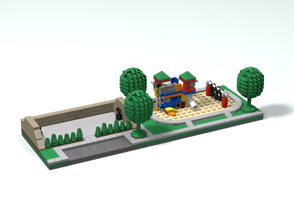 Lego Nano Neighborhood Park Module