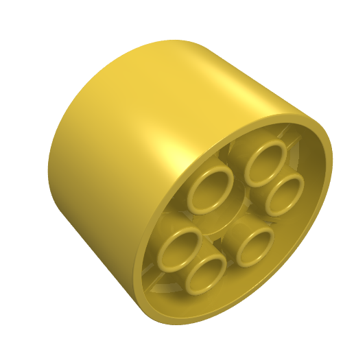 Lego Wheel 20 x 30 Technic / Yellow