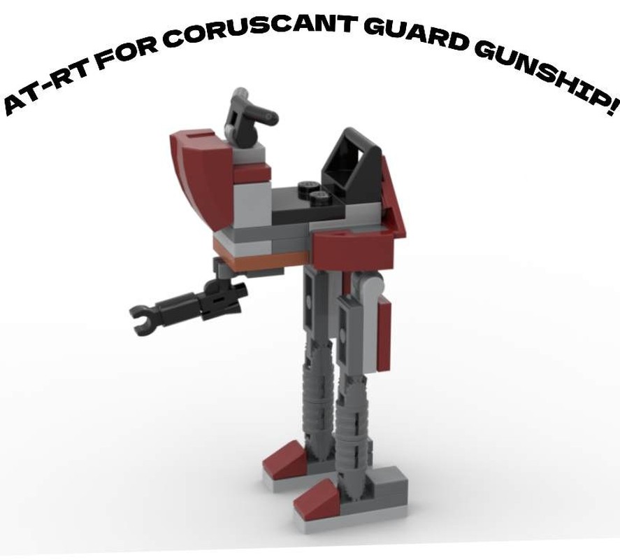 Lego AT-RT(All Terrain Reconnaissance Transport)for 2023 Coruscant Guard Gunship(75354)