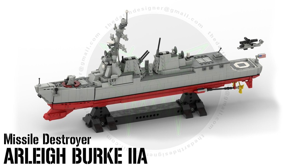 Lego Arleigh Burke Class DESTROYER | 1:300