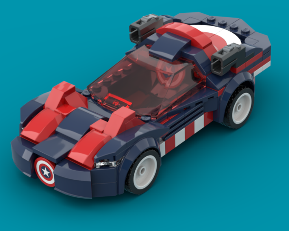 Lego Captain America Car