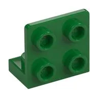 Bracket 1 x 2 - 2 x 2 Inverted / Green