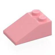 Brick Sloped 33° 3 x 2 / Warm Pink