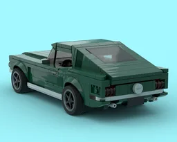Mustang Fastback Dark Green
