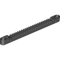 Lego Technic Gear Rack 1 x 13 with Axle and Pin Holes / Black