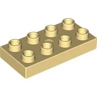 Duplo Plate 2 x 4 / Light Yellow
