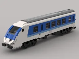 Interregio control wagon from the German Railroad