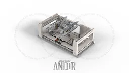Micro Diorama : Hangar for Imperial Starfighters PART II