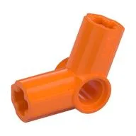 Technic Axle and Pin Connector Angled #5 - 112.5° / Orange