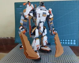 Blazing Falcon mech