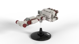 Corellian Engineering Corporation CR90 Corvette - Tantive IV (1:1455 scale) [Kdapt-Preacher's MOC mod.]
