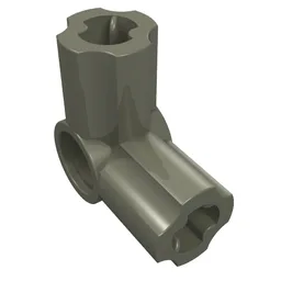 Technic Axle and Pin Connector Angled #6 - 90° / Dark Gray